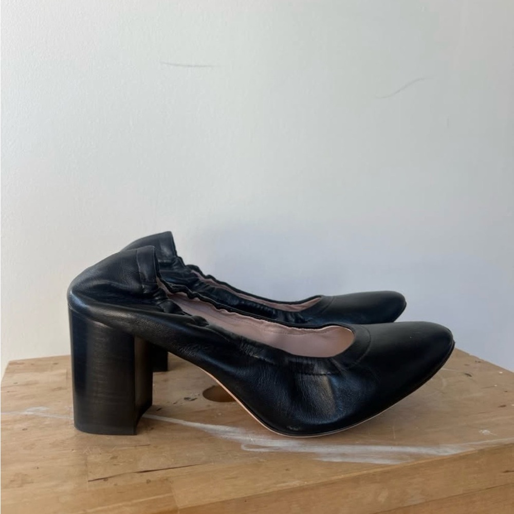 Black Erika Cavallini Cinched Heels